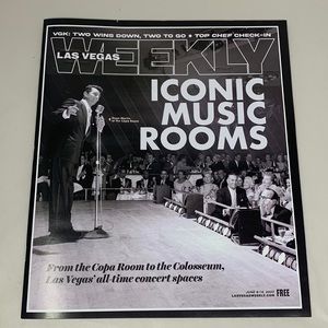 Iconic Music Rooms Las Vegas Weekly Paper Magazine used Lucy Ball on cover